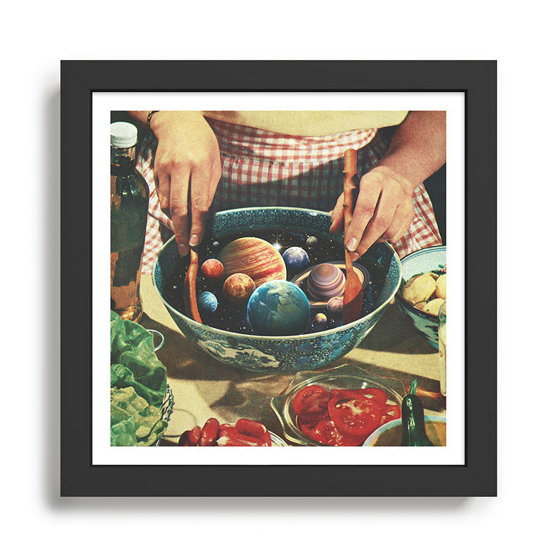 Universal Salad Toss Framed Art Print Gallery Image 1