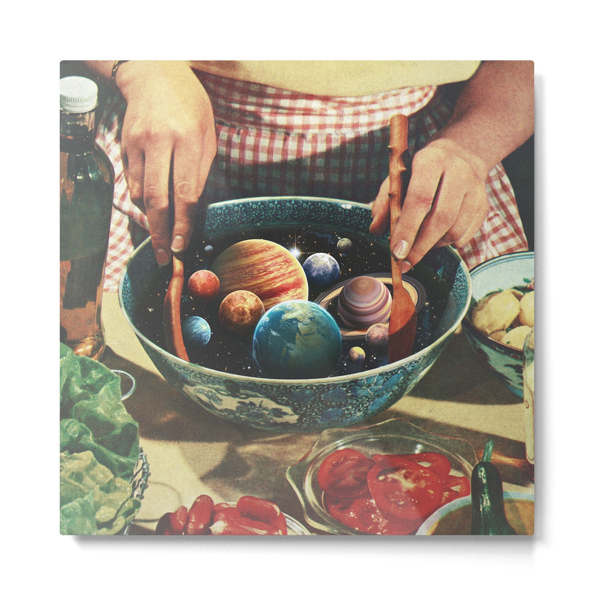 Universal Salad Toss Metal Print Gallery Image 2