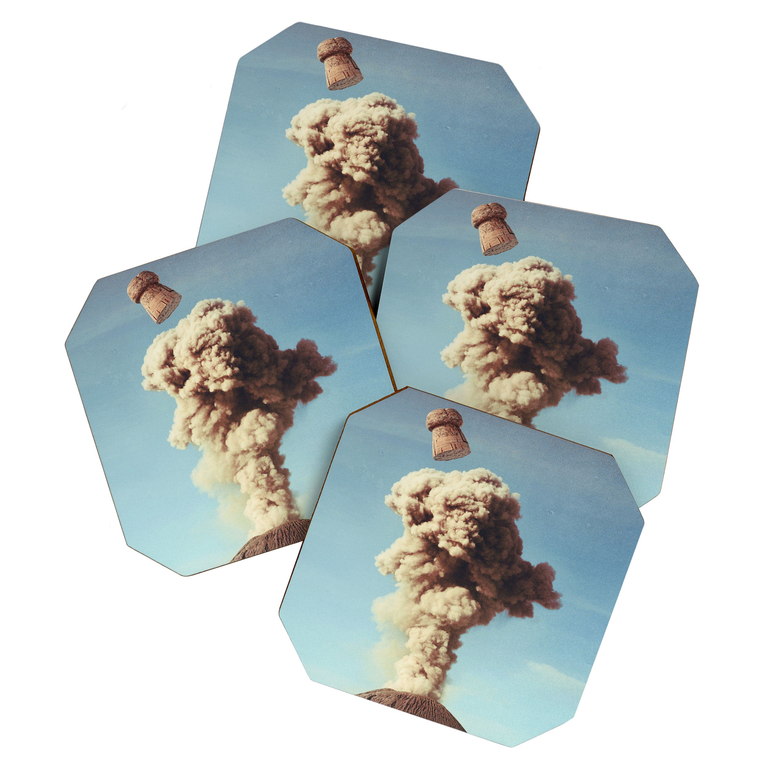 Volcanic Pop - Champagne Party Coaster Gallery Image 1