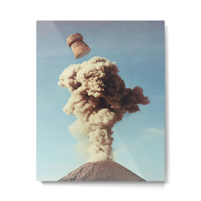Volcanic Pop - Champagne Party Metal Print Gallery Image 1