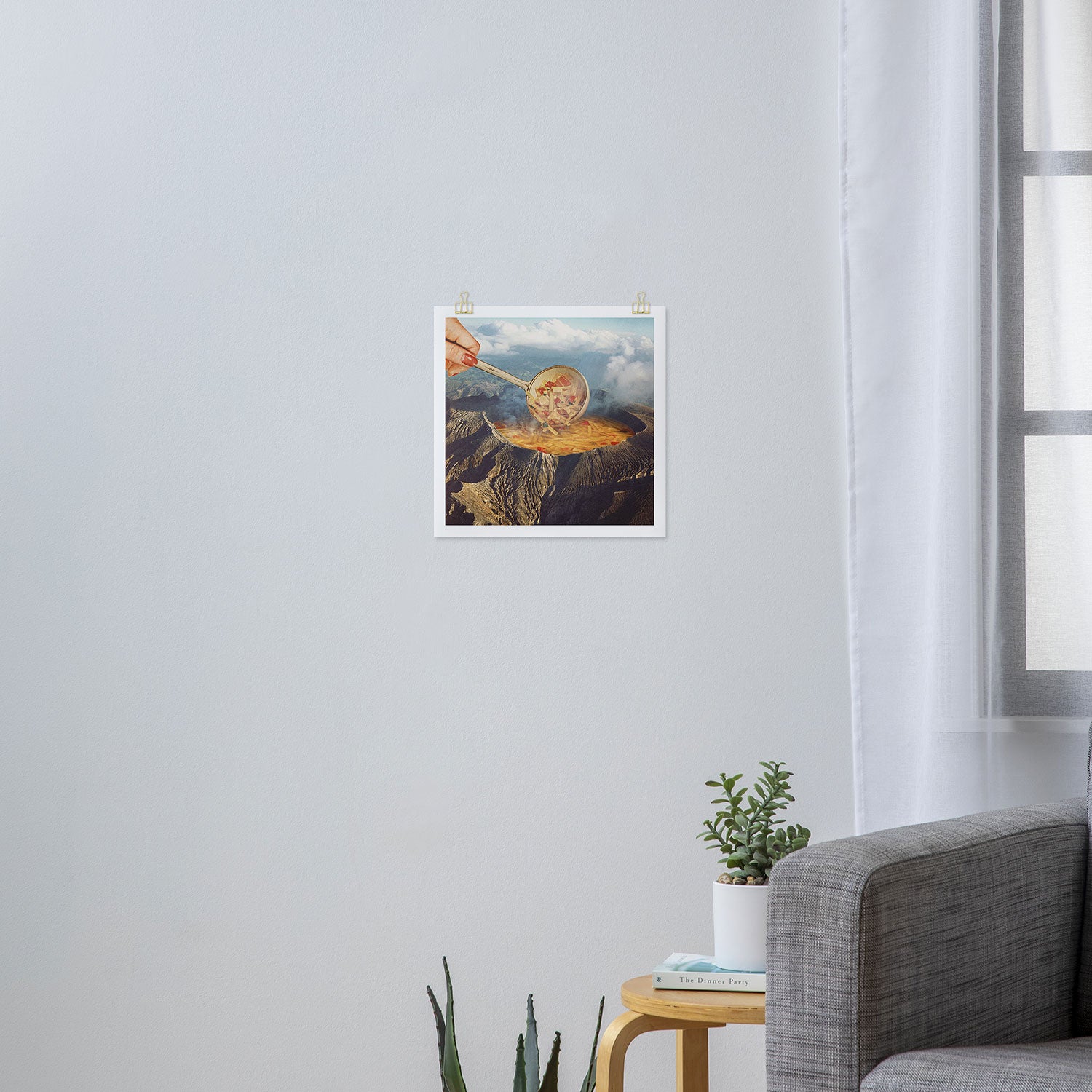 Volcano Noodle Soup Art Print Gallery Image 3