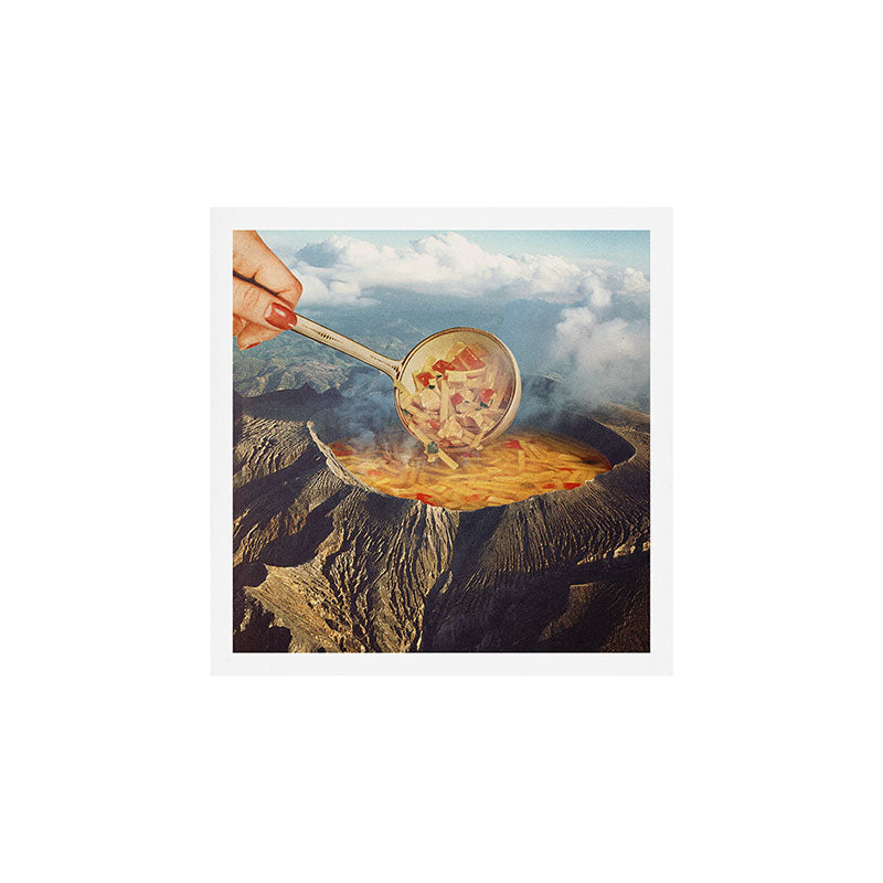 Volcano Noodle Soup Art Print Gallery Image 1