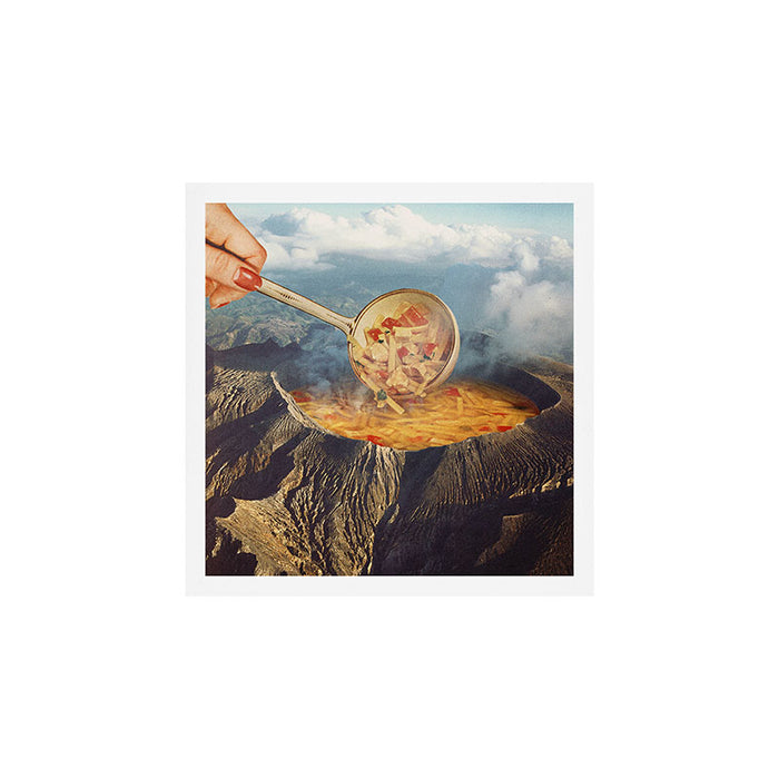 Volcano Noodle Soup Art Print Gallery Image 1