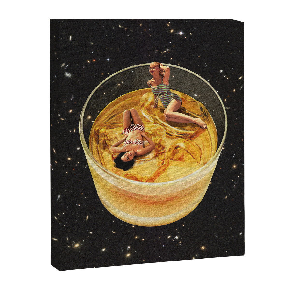 Whisky besties - Whiskey on the rocks Canvas Print Gallery Image 6