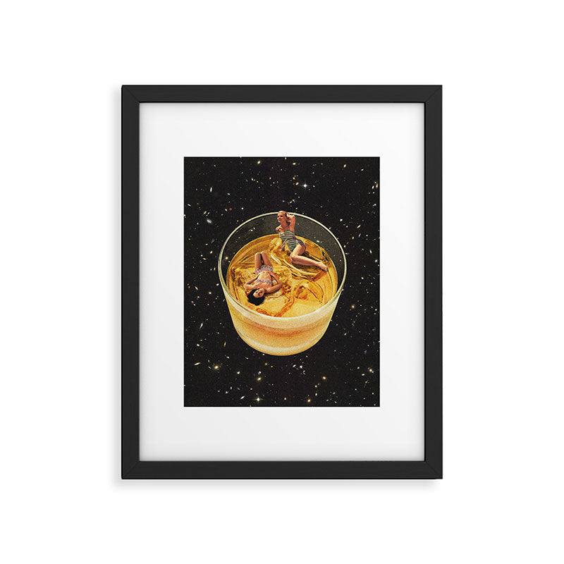 Whisky besties - Whiskey on the rocks Framed Art Print Gallery Image 5