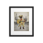 Yall Ready for This - Cat in the Desert Framed Art Print Gallery Image 6