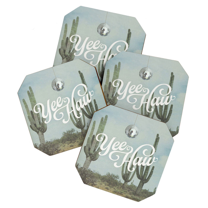 Yee Haw Disco Cactus Coaster Gallery Image 1
