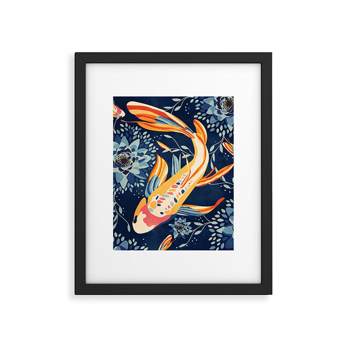 The Lotus Pond Framed Art Print Gallery Image 1