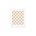 Art Deco Geometric Gold Pattern  Art Print Gallery Image 1