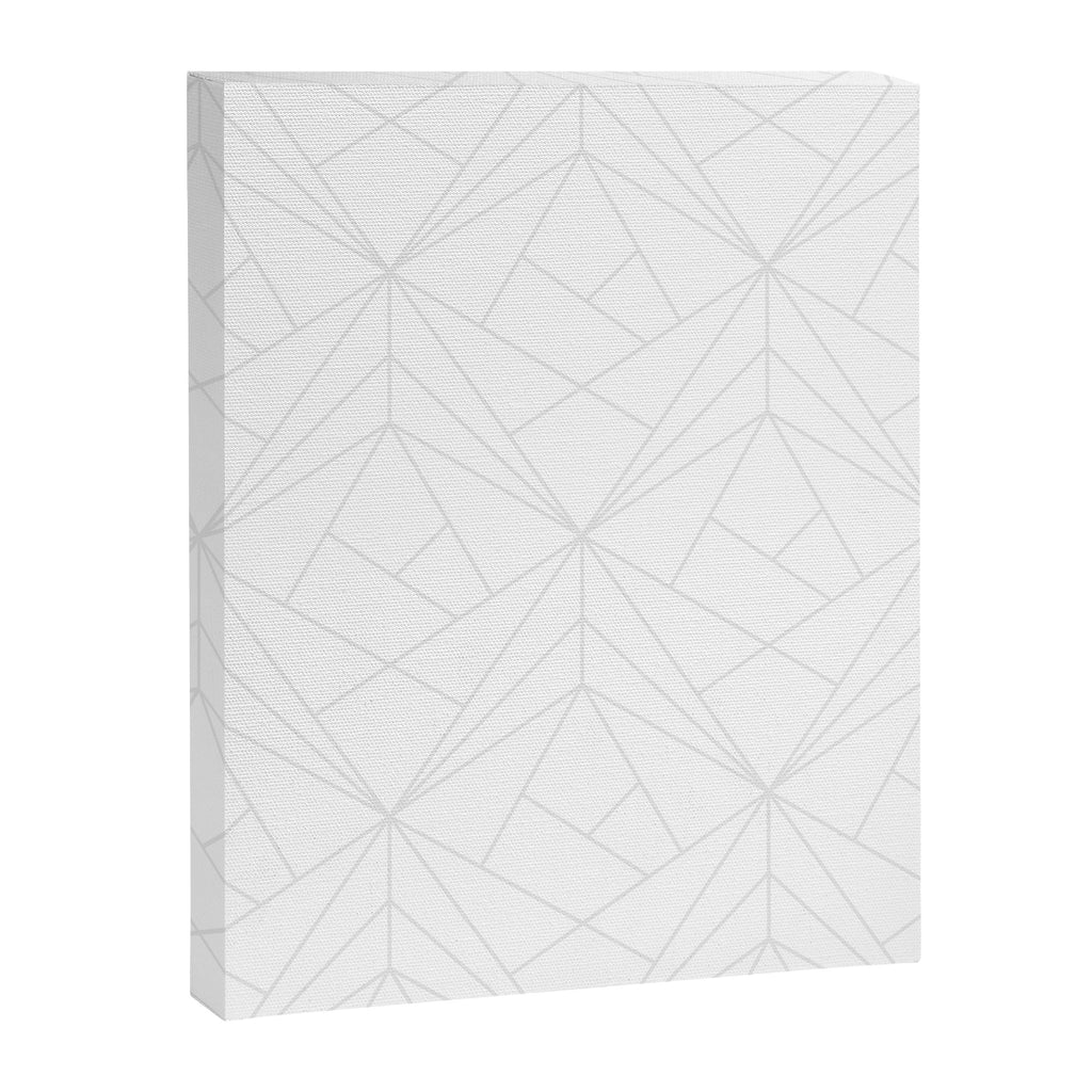 Geometric White Gray Modern Pattern  Canvas Print Gallery Image 8