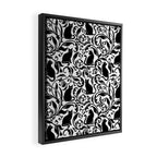 Black Cats II Framed Canvas Print Gallery Image 2
