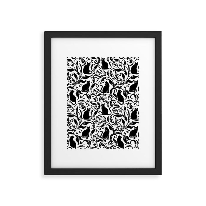 Black Cats II Framed Art Print Gallery Image 1