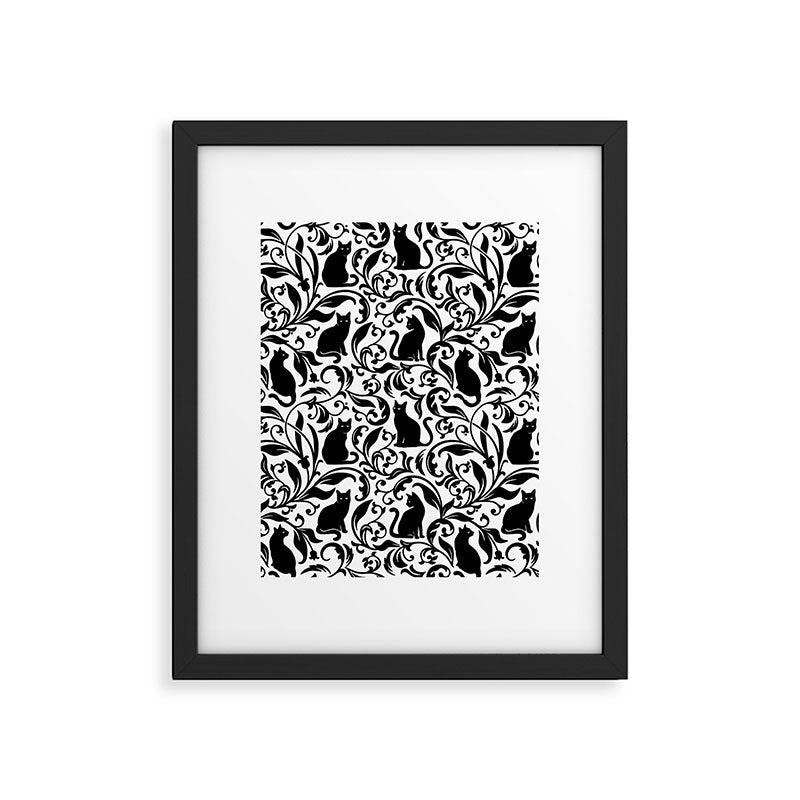 Black Cats II Framed Art Print Gallery Image 6