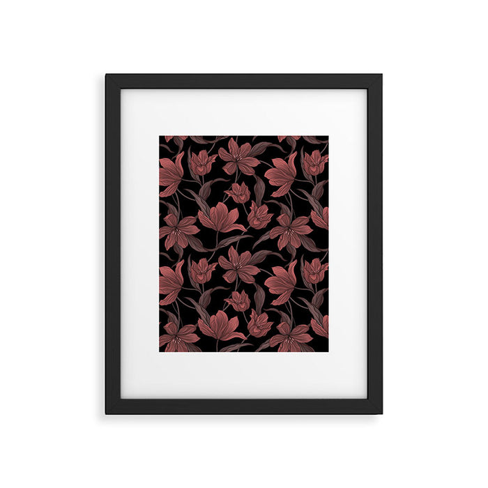 Cinnamon Nude Lilies Framed Art Print Gallery Image 1