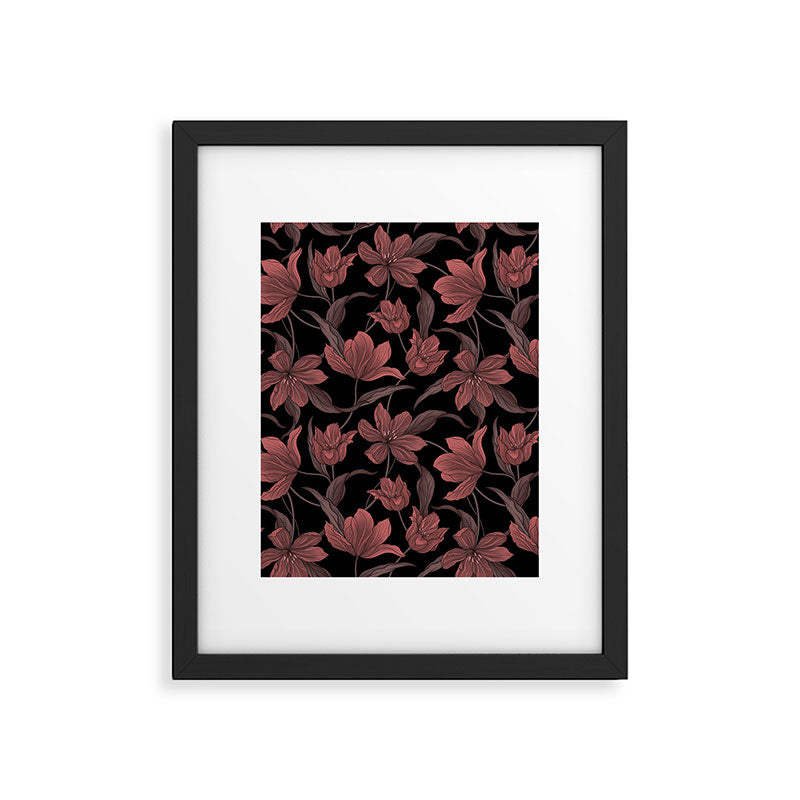 Cinnamon Nude Lilies Framed Art Print Gallery Image 6