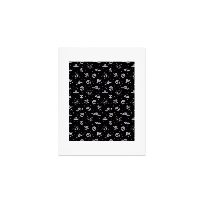 Greys Aliens UFOs  Art Print Gallery Image 1