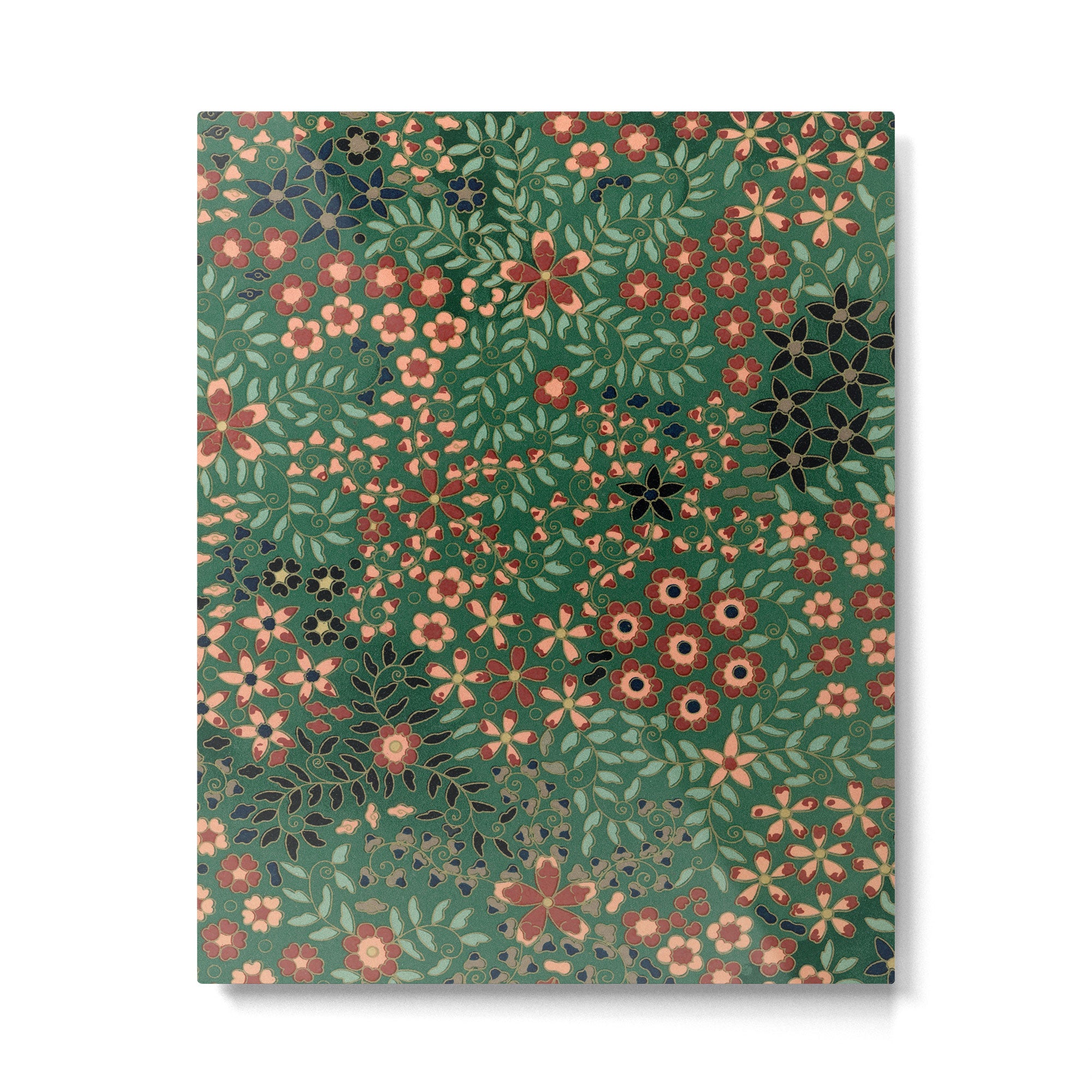 Japanese floral print pattern Metal Print Gallery Image 6