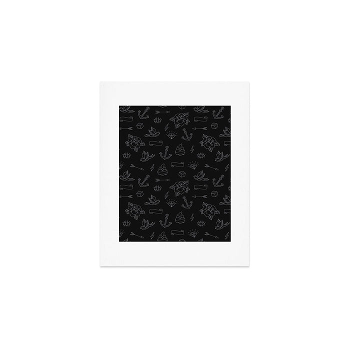 Minimalist Tattoos Art Print Gallery Image 1