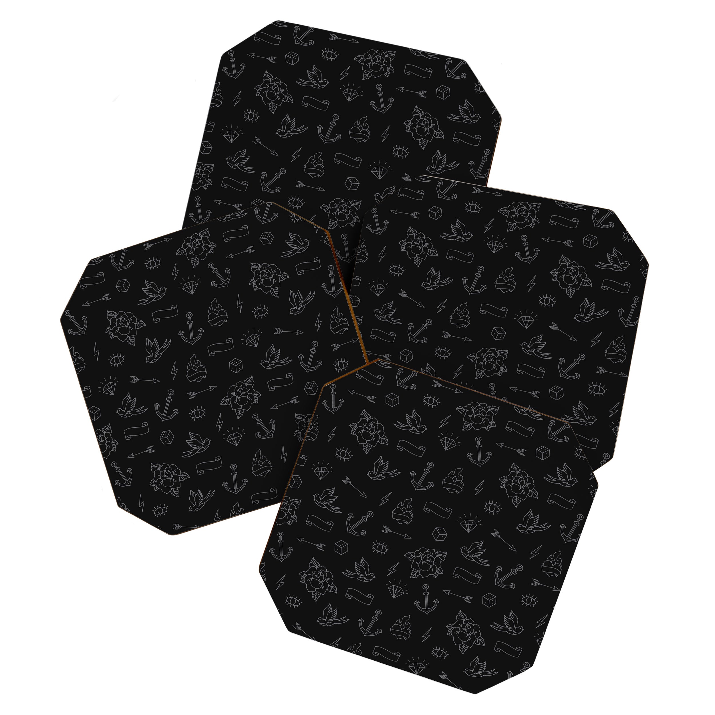 Minimalist Tattoos Coaster Gallery Image 1