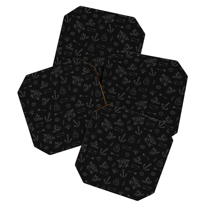 Minimalist Tattoos Coaster Gallery Image 1