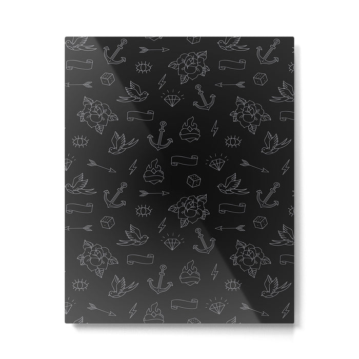 Minimalist Tattoos Metal Print Gallery Image 1