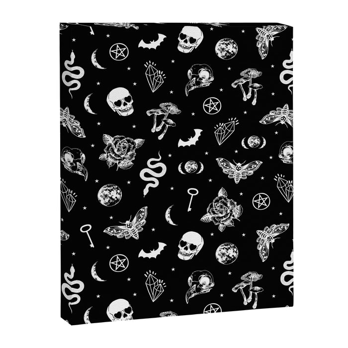 Witchcraft B&W Canvas Print Gallery Image 1