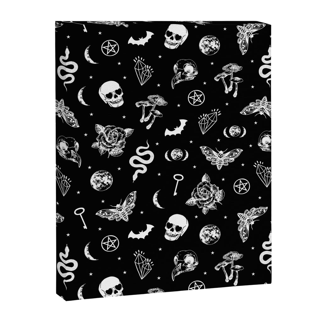 Witchcraft B&W Canvas Print Gallery Image 8