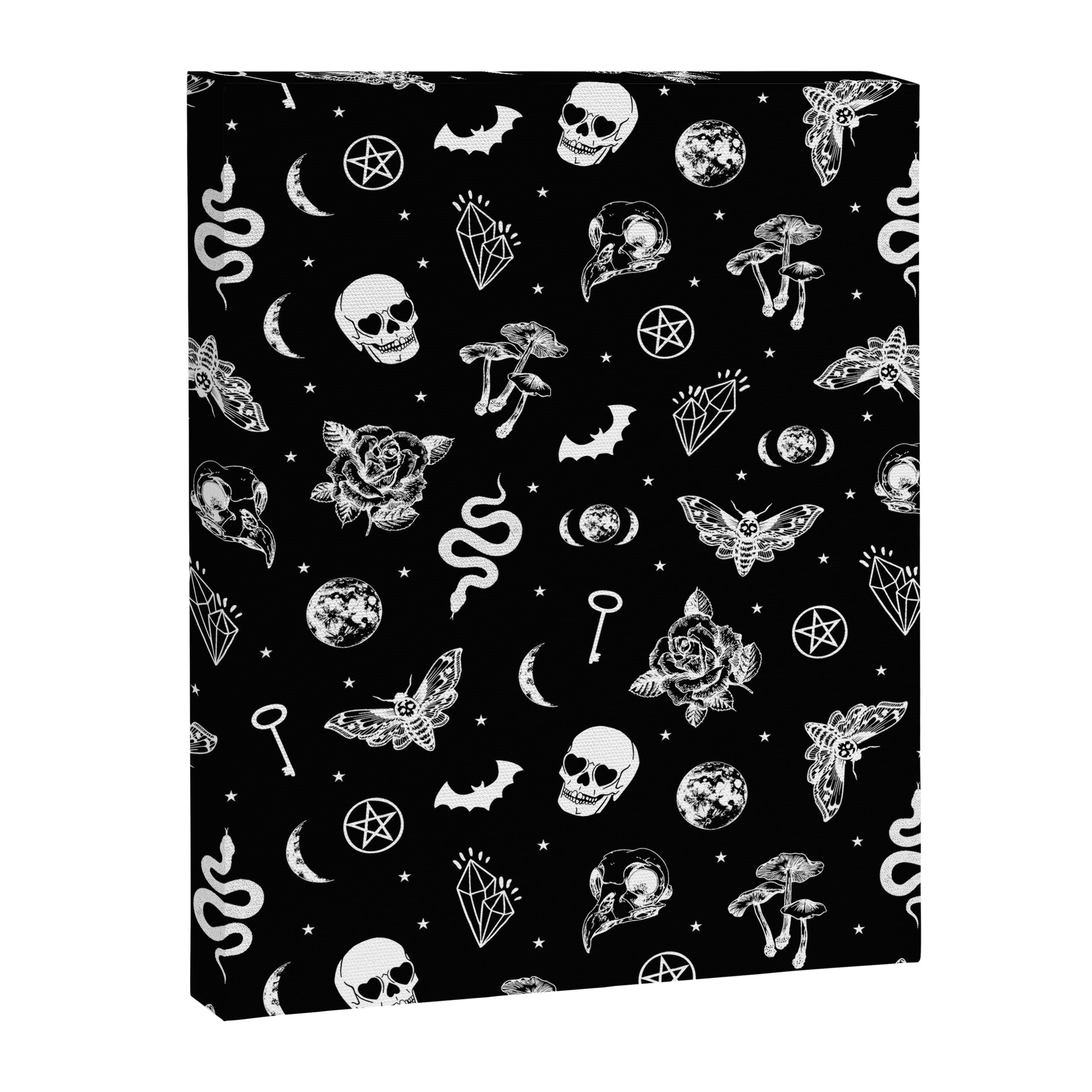 Witchcraft B&W Canvas Print Gallery Image 8