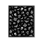 Witchcraft B&W Framed Canvas Print Gallery Image 8