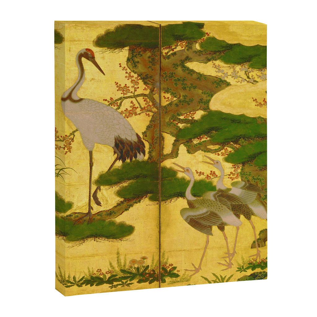 16th Century Japanese Birds & Flowers Canvas Print Gallery Image 3