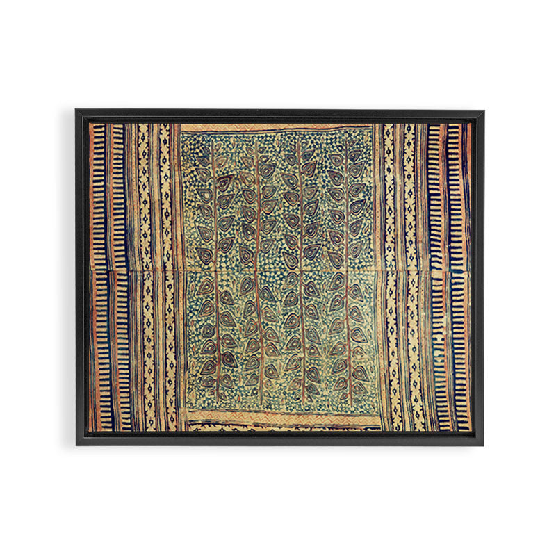 18th Century Indian Tree Textile Digital Art Painting  Framed Canvas Print Gallery Image 3