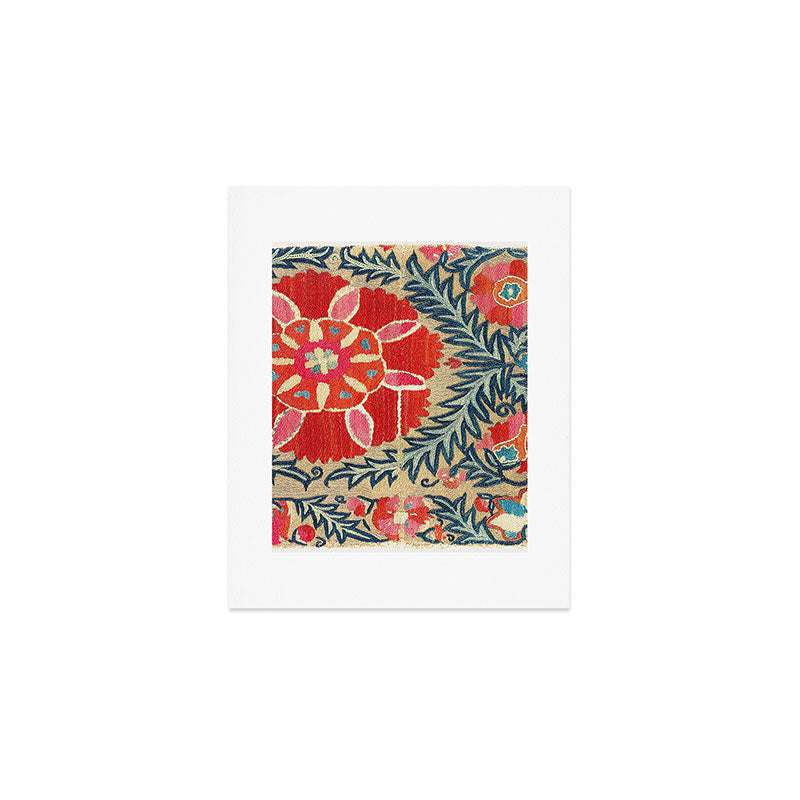 18th Century Suzani Fragment Print Art Print Gallery Image 1