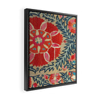 18th Century Suzani Fragment Print Framed Canvas Print Gallery Image 2