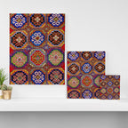 19th Century Armenian Kazak dated 1896 Canvas Print Gallery Image 3