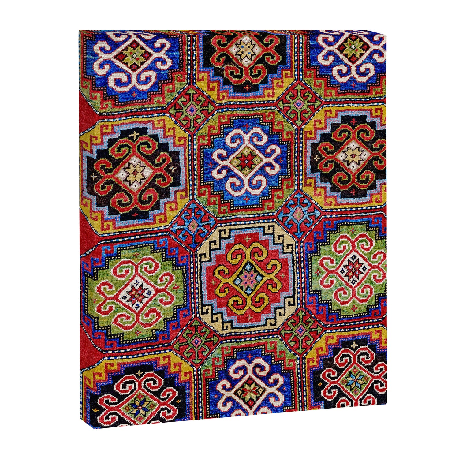19th Century Armenian Kazak dated 1896 Canvas Print Gallery Image 3