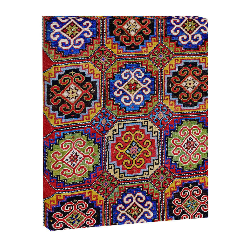 19th Century Armenian Kazak dated 1896 Canvas Print Gallery Image 6