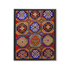 19th Century Armenian Kazak dated 1896 Framed Canvas Print Gallery Image 6