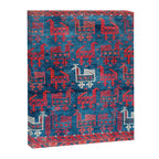 25 Peacocks Baluch Khorasan Persian Bag Face Print Canvas Print Gallery Image 3