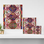 Adana Kilim South East Anatolia Antique Tribal Rug Print Canvas Print Gallery Image 3