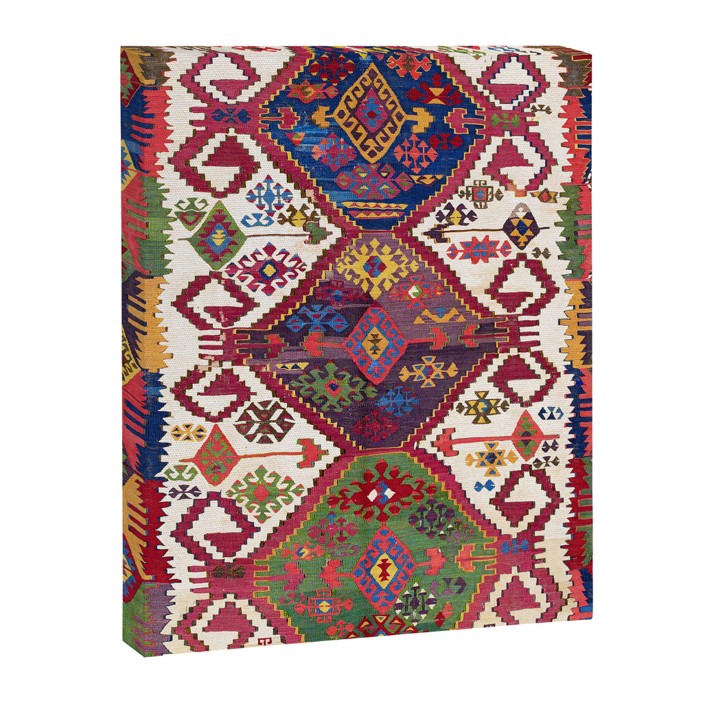 Adana Kilim South East Anatolia Antique Tribal Rug Print Canvas Print Gallery Image 3