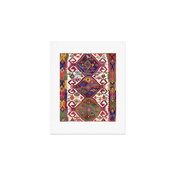 Adana Kilim South East Anatolia Antique Tribal Rug Print Art Print Gallery Image 1