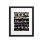 African Vintage Mali Mud Cloth Print Framed Art Print Gallery Image 5