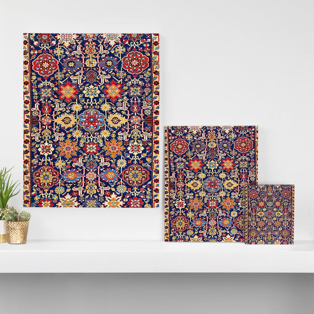 Afshan Shirvan Kelleh East Caucasus Rug Print Canvas Print Gallery Image 3