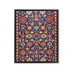 Afshan Shirvan Kelleh East Caucasus Rug Print Framed Canvas Print Gallery Image 3