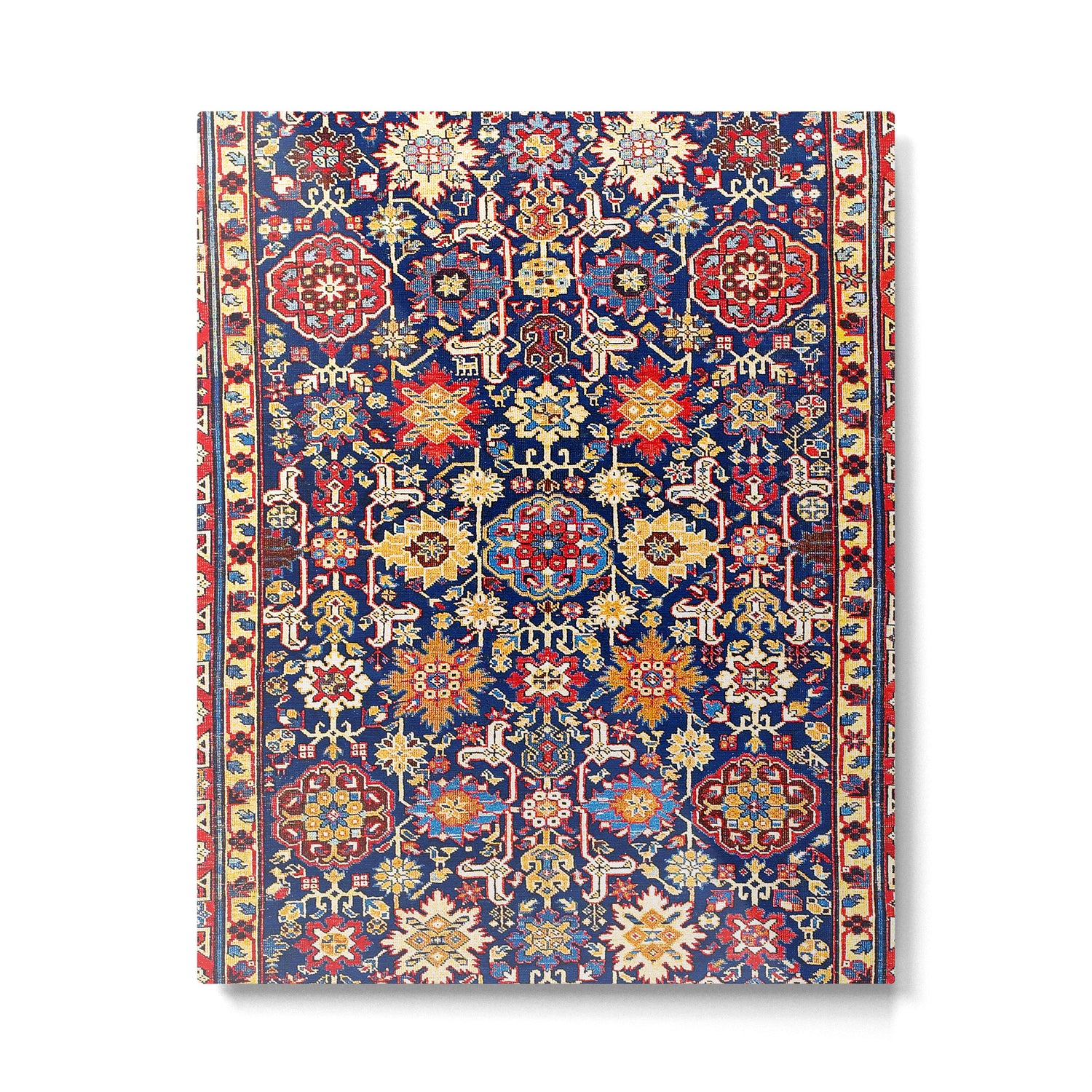 Afshan Shirvan Kelleh East Caucasus Rug Print Metal Print Gallery Image 6