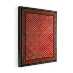 Afshar Kerman South Persian Cover Print Framed Canvas Print Gallery Image 2