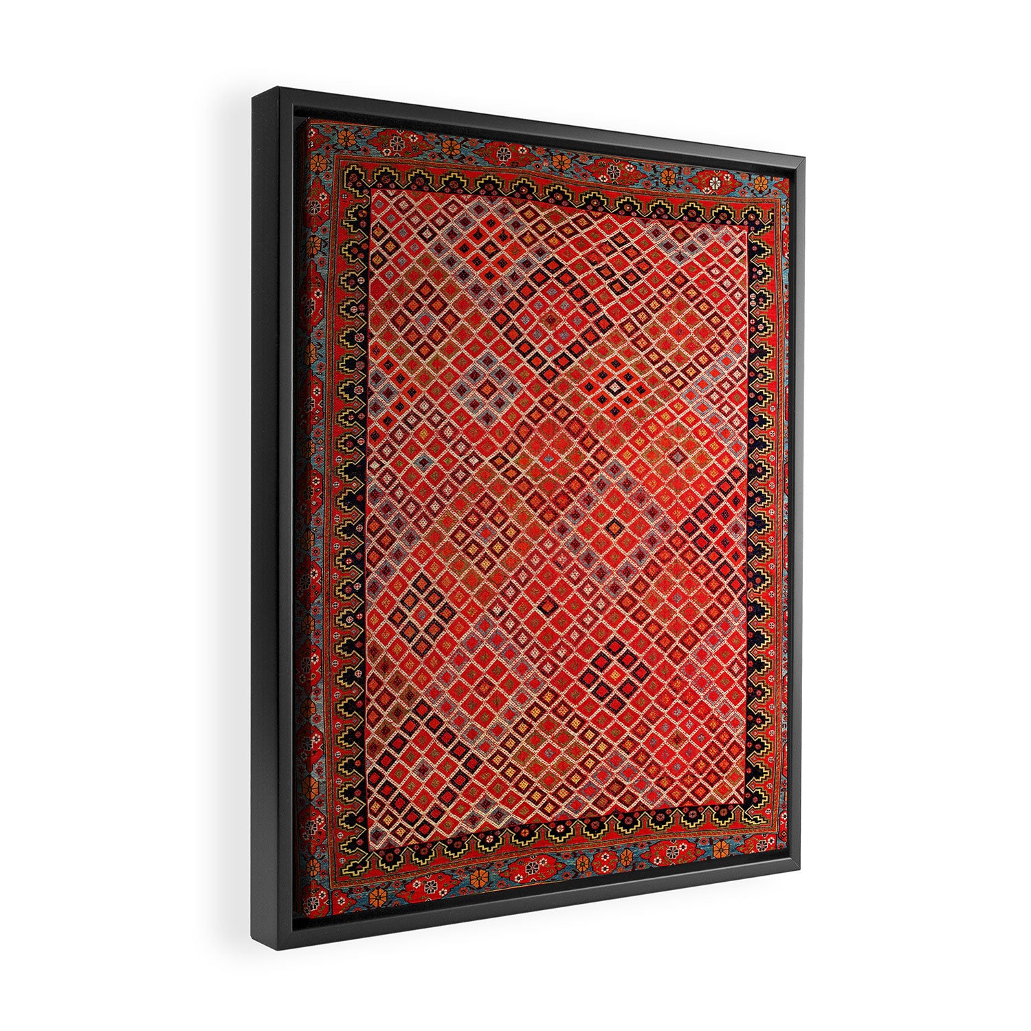 Afshar Kerman South Persian Cover Print Framed Canvas Print Gallery Image 2