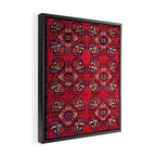 Afshar  Kerman South Persian Rug Framed Canvas Print Gallery Image 2