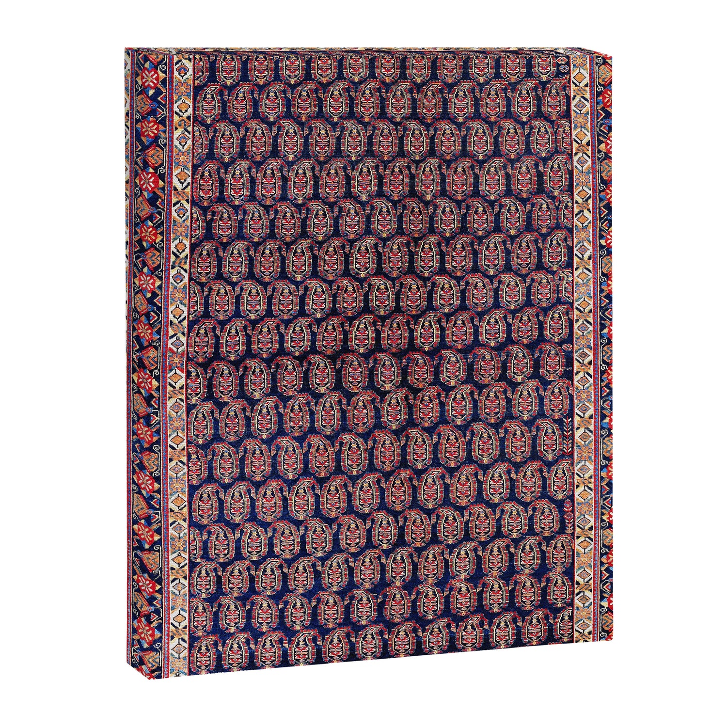 Afshar Persian Kerman  Antique Rug Print Canvas Print Gallery Image 3