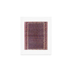 Afshar Persian Kerman  Antique Rug Print Art Print Gallery Image 1